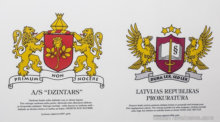 Saulkrastos apskatāma Latvijas heraldikas izstāde 141485