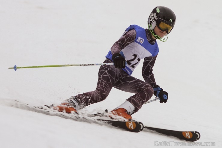 Latvijas kausa pirmais posms kalnu slēpošanā Siguldā pulcē labākos Baltijas sportistus 141973