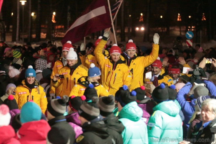 Siguldas bobsleja un kamaniņu trasē sestdien startēja 45. FIL pasaules čempionāts kamaniņu sportā. Foto: Juris Ķilkuts,  FotoAtelje.lv 143195