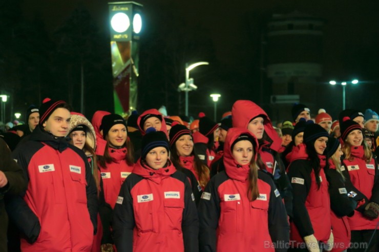 Siguldas bobsleja un kamaniņu trasē sestdien startēja 45. FIL pasaules čempionāts kamaniņu sportā. Foto: Juris Ķilkuts,  FotoAtelje.lv 143214