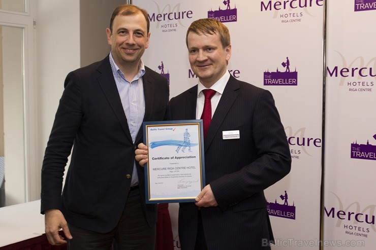 Viesnīca Mercure Riga Centre Hotel atzīmē 1 gada jubileju 148887