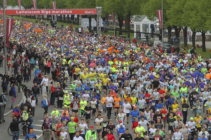 «Lattelecom Rīgas maratons 2015» vieno 25 931 dalībnieku no 69 valstīm 149285