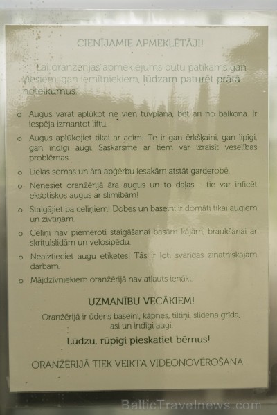 Nacionālā botāniskā dārza jaunajā oranžērijā var aplūkot vairāk nekā 2100 augu dažādības 151762