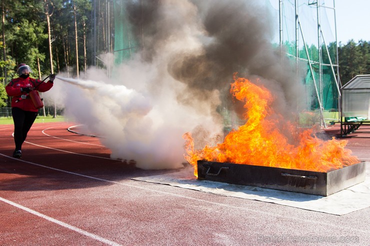 Baltijas valstu čempionāts ugunsdzēsības sportā pulcē ātrākos ugunsdzēsības sportistus 159217