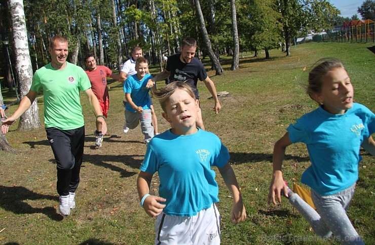 Tēva diena Ikšķiles vidusskolā tiek atzīmē sportiskā garā 160520