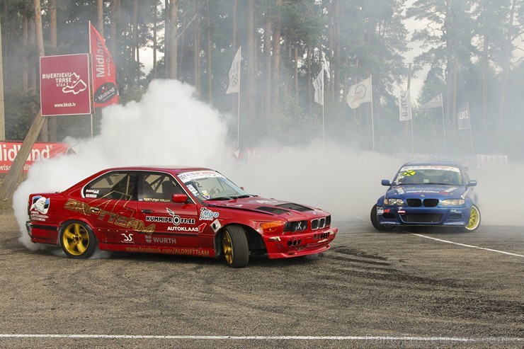 Ziemeļeiropas drifta čempionāta noslēgumā vairāk nekā 40 PRO drifteri piekūpina Biķernieku trasi 161142