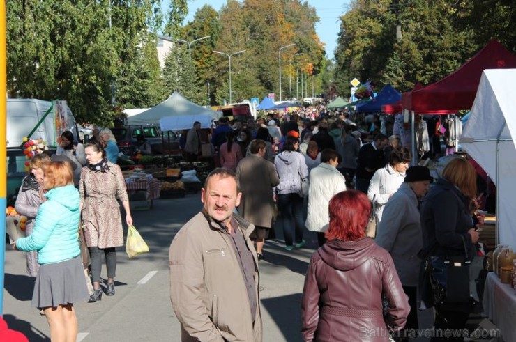 Ar bagātīgu Miķeļdienas tirgu Preiļi atzīmē ražas svētkus 162362