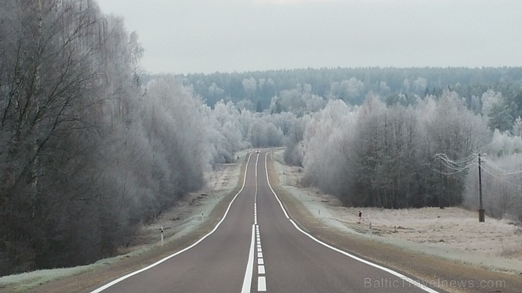 Latgale saņem pirmos ziemas sveicienus 165078