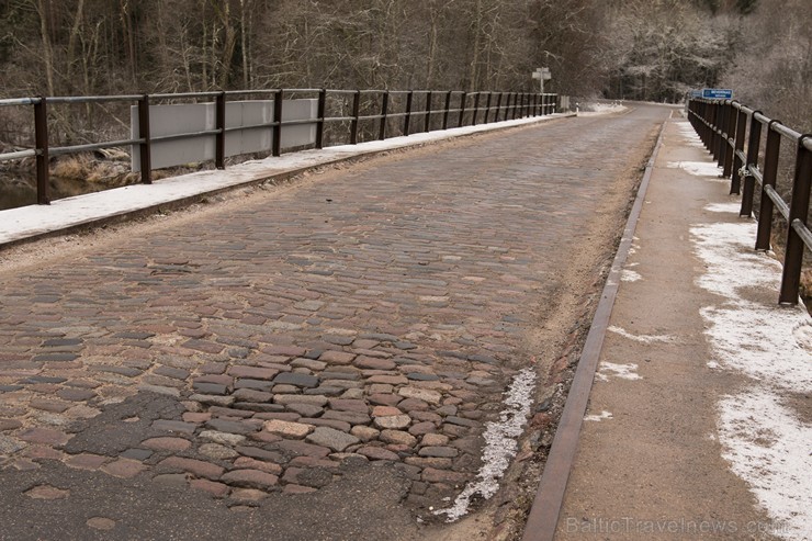 Tilts pār Gauju pie Strenčiem ir otrs vecākais daudzlaidumu dzelzbetona tilts Latvijā 165261