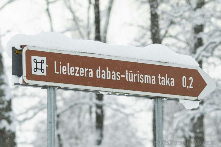 Travelnews.lv izbauda ziemas priekus Limbažu Lielezera dabas takā 167499