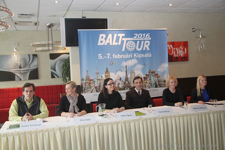 Tūrisma izstādes «Balttour 2016»  preses konferences dalībnieki pulcējas 25.01.2016 «Avalon Hotel Rīga» 167858