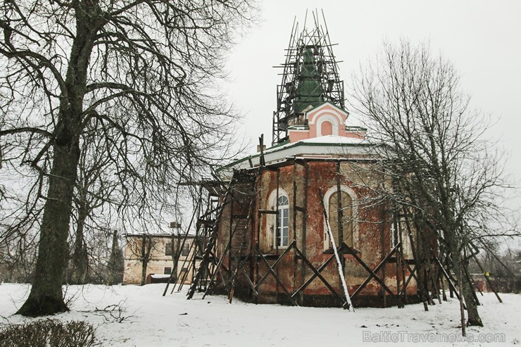 Baznīca celta 19. gs. 70. gadu sākumā un tā darbojusies līdz pat 20. gs. 40. gadiem. Drupas, daļēji saglabājies baznīcas tornis. 168158