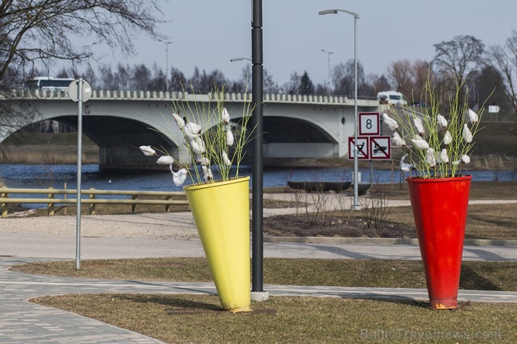 Pasta sala kļuvusi par iecienītu pastaigu un atpūtas vietu Jelgavā 171361