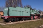 Valgā apskatāma tvaika lokomotīve - piemiņas zīme SU 251-98 5