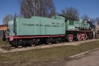 Valgā apskatāma tvaika lokomotīve - piemiņas zīme SU 251-98 11