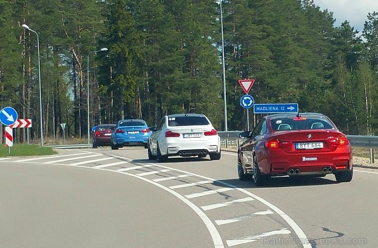 Latvijas bobslejisti, skeletonisti un kamaniņu braucēji ar Inchcape BM Auto iniciatīvu 3.05.2016 dodas Vidzemes ceļos ar jaudīgajiem BMW M modeļiem 173598