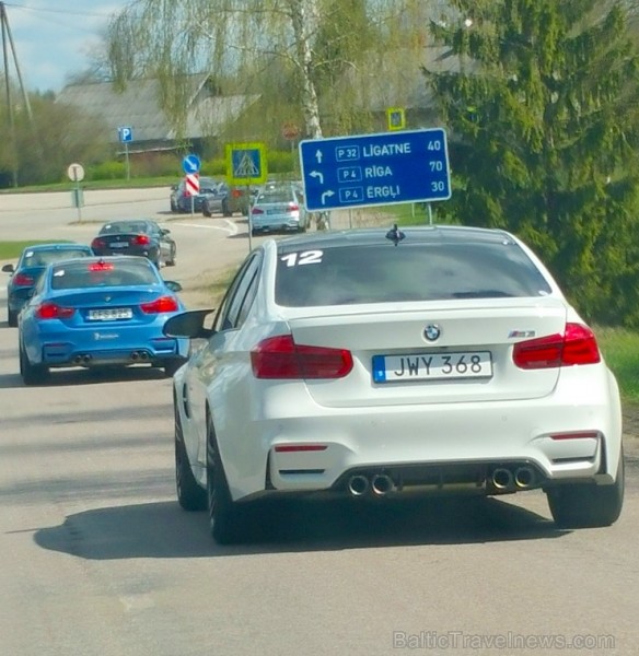 Latvijas bobslejisti, skeletonisti un kamaniņu braucēji ar Inchcape BM Auto iniciatīvu 3.05.2016 dodas Vidzemes ceļos ar jaudīgajiem BMW M modeļiem 173603