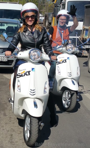 Autonoma «Sixt Latvija» piedāvā ar motorolleriem «Vespa» iepazīt citādu Rīgu un Travelnews.lv to izdara 174397