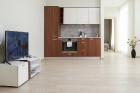 Apartamenti ir labiekārtoti ar pilnībā aprīkotu virtuvi un atpūtas zonu, nodrošinot visu nepieciešamo uzturēšanās laikā 7
