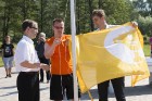 Limbažu Lielezera pludmalē paceļ Zilo karogu 6