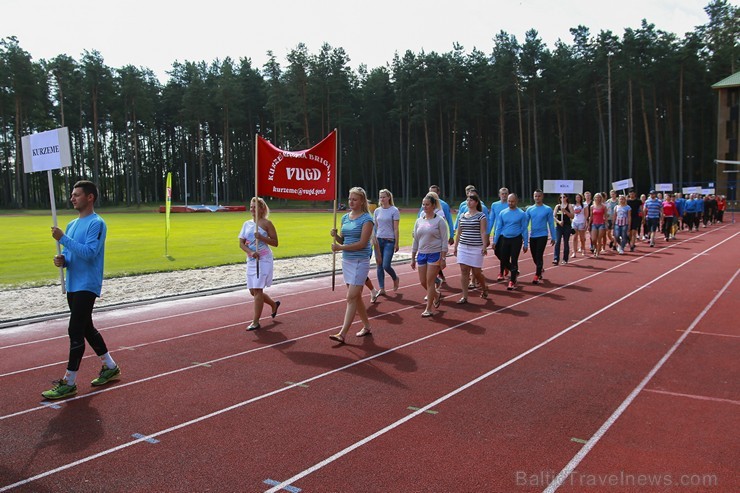 Valmierā, J. Daliņa stadionā, norisinās Latvijas čempionāts ugunsdzēsības sportā 177875