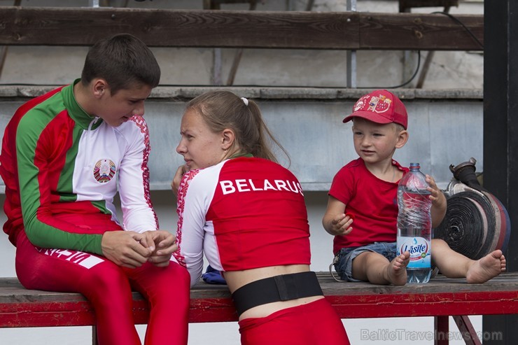 Latvijas čempionāts ugunsdzēsības sportā pulcē labākos pašmāju un ārzemju sporistus 177988