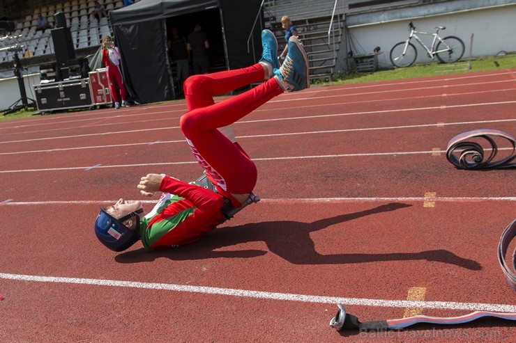 Latvijas čempionāts ugunsdzēsības sportā pulcē labākos pašmāju un ārzemju sporistus 178004