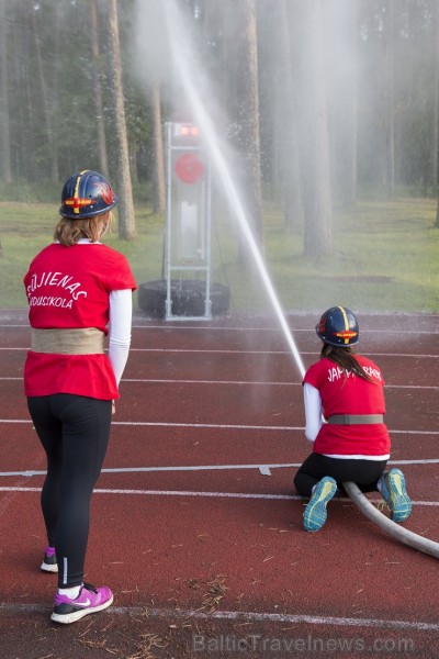 Latvijas čempionāts ugunsdzēsības sportā pulcē labākos pašmāju un ārzemju sportistus 178059