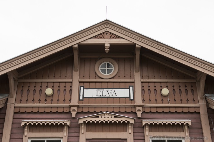 Elvas stacijas vienstāva garenas konfigurācijas koka ēka celta 1889. gadā 180464