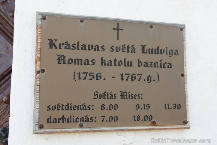 Krāslavas Sv.Ludvika katoļu baznīca ir spilgtākais Latgales baroka arhitektūras paraugs 182253