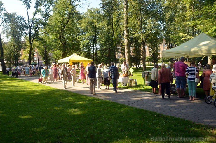 Ar medus, biškopības produktu un ķiploku tirdziņu, degustācijām, prezentācijām un konkursiem norisinājies pirmie Medus un ķiploku svētki Daugavpilī 182569