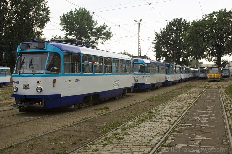 Travelnews.lv apskata tramvaju dažādību Rīgas 3. tramvaju depo 183284