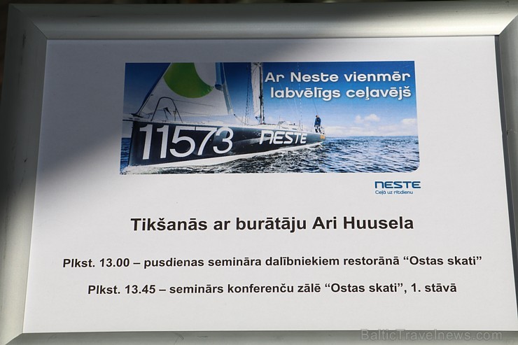 «Neste» Tūrisma dienā uzsauc pusdienas restorānā «Ostas Skati» ar somu pasaules klases burātāju un «Finnair» pilotu Ari Huusela 184952