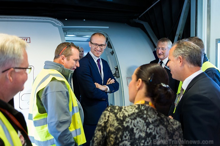 Lidsabiedrība airBaltic ar Bombardier ražoto «CS300» lidmašīnu viesojās Tallinā 185468