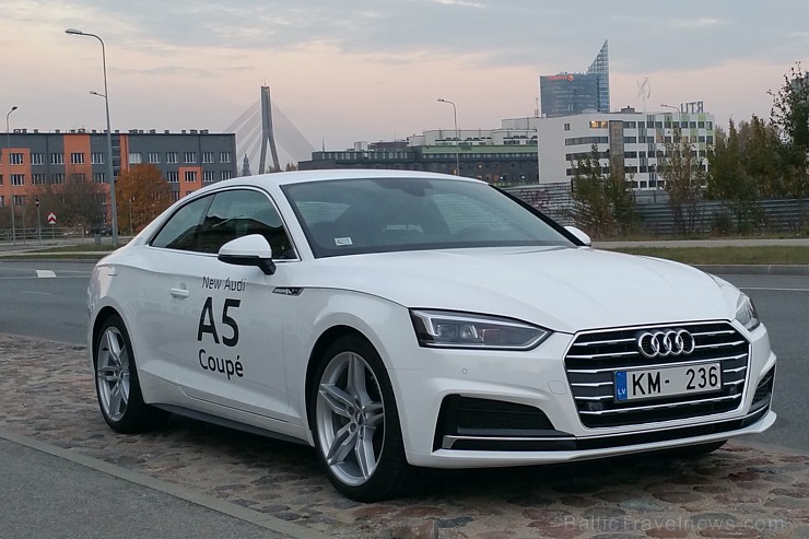 Travelnews.lv redakcija iepazīst jauno Audi A5 Coupe un dodas Rīgas ielās 186796