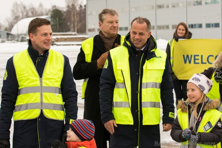 Rīga. Šodien, 2016.gada 30.novembrī Latvijas lidsabiedrība airBaltic Rīgā sagaidīja pasaulē pirmo Bombardier CS300 lidmašīnu. 188868