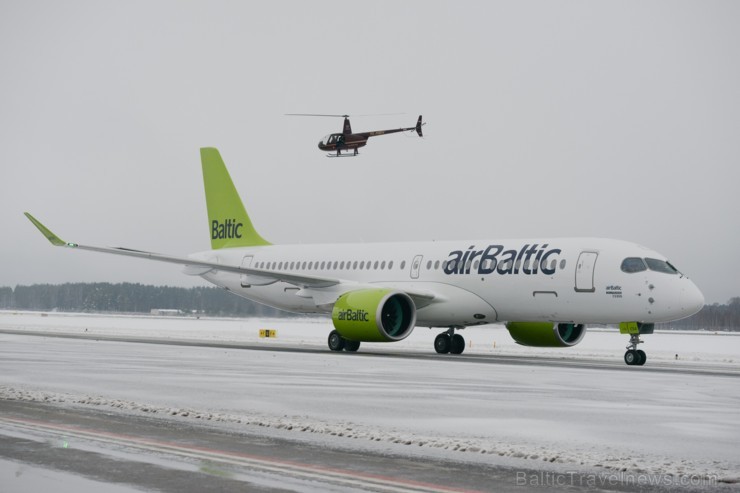 Rīga. Šodien, 2016.gada 30.novembrī Latvijas lidsabiedrība airBaltic Rīgā sagaidīja pasaulē pirmo Bombardier CS300 lidmašīnu. 188878