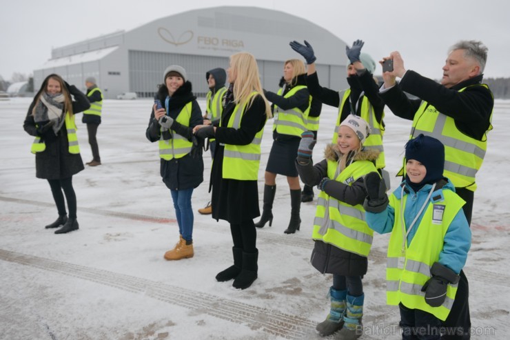 Rīga. Šodien, 2016.gada 30.novembrī Latvijas lidsabiedrība airBaltic Rīgā sagaidīja pasaulē pirmo Bombardier CS300 lidmašīnu. 188881