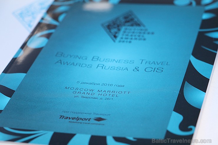 Maskavā 5.12.2016 norisinājās «Buying Business Travel Awards 2016» apbalvošana. Atbalsta: Baltic Travel Group un Aeroflot 189483