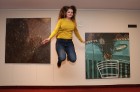Talantīgā māksliniece Sandra Strēle izstāda gleznu sēriju «Melanholija» viesnīcā «Radisson Blu Hotel Elizabete» 1