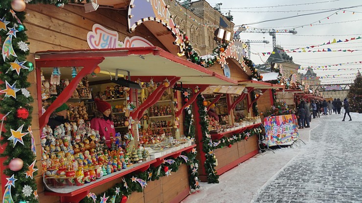 Travelnews.lv apskata Ziemassvētku tirdziņu Sarkanajā laukumā Maskavā. Atbalsta: Baltic Travel Group un Aeroflot 189916