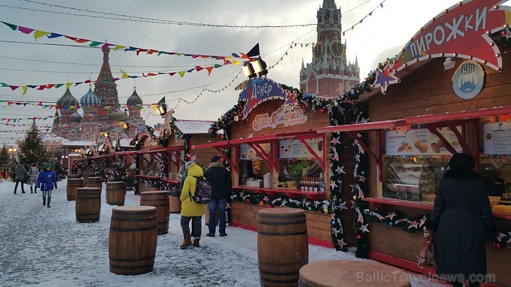 Travelnews.lv apskata Ziemassvētku tirdziņu Sarkanajā laukumā Maskavā. Atbalsta: Baltic Travel Group un Aeroflot 189923