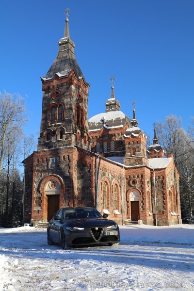 Travelnews.lv redakcija 3 dienas apceļo Vidzemi ar jauno Alfa Romeo Giulia 2.2 180 MJet AT Super 191099