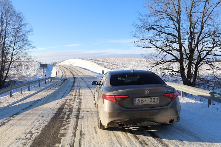 Travelnews.lv redakcija 3 dienas apceļo Vidzemi ar jauno Alfa Romeo Giulia 2.2 180 MJet AT Super 191111