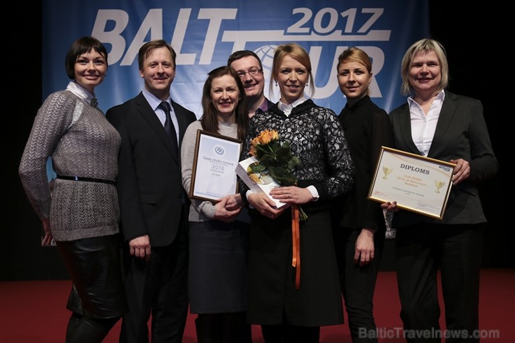 Oficiālā balvas GADA CILVĒKS TŪRISMĀ 2016 pasniegšanas ceremonija norisinājās 03.02.2017 tūrisma izstādes 