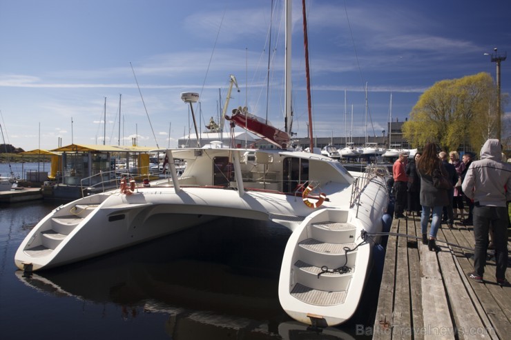 Lai padarītu Latvijas mazās ostas pieejamākas, tiek atklāts viens no jaunizveidotajiem «Helloports» info kioskiem 197044