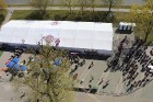 Hokeja fanu telts Pārdaugavā pie «Islande Hotel» sit augstu vilni Latvijas spēlēs 11