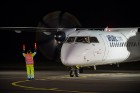 Svinīgā gaisotnē aizlidojis pirmais «AirBaltic» reiss uz Liepāju 42