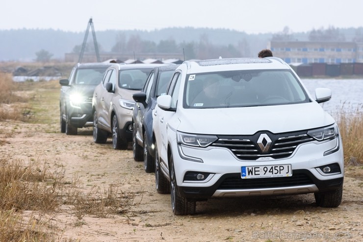 Renault krosoveri dodas Latvijas mežu ceļos. Foto: Gints Ivuškāns 211790
