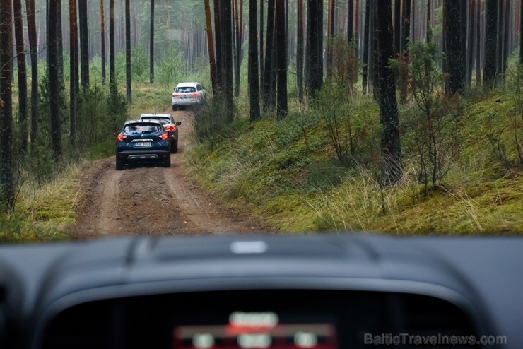 Renault krosoveri dodas Latvijas mežu ceļos. Foto: Gints Ivuškāns 211794